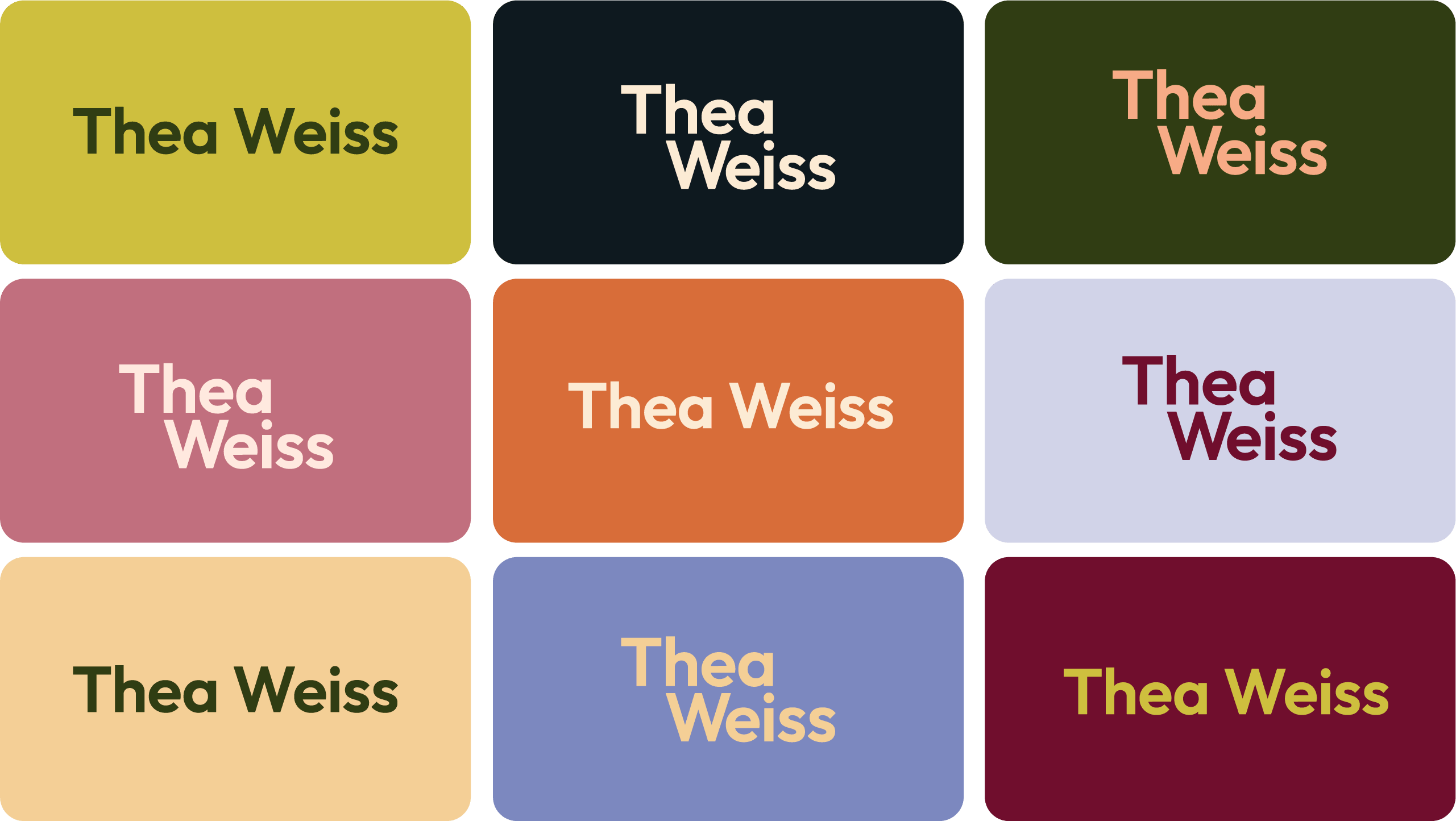 Thea Weiss Logos