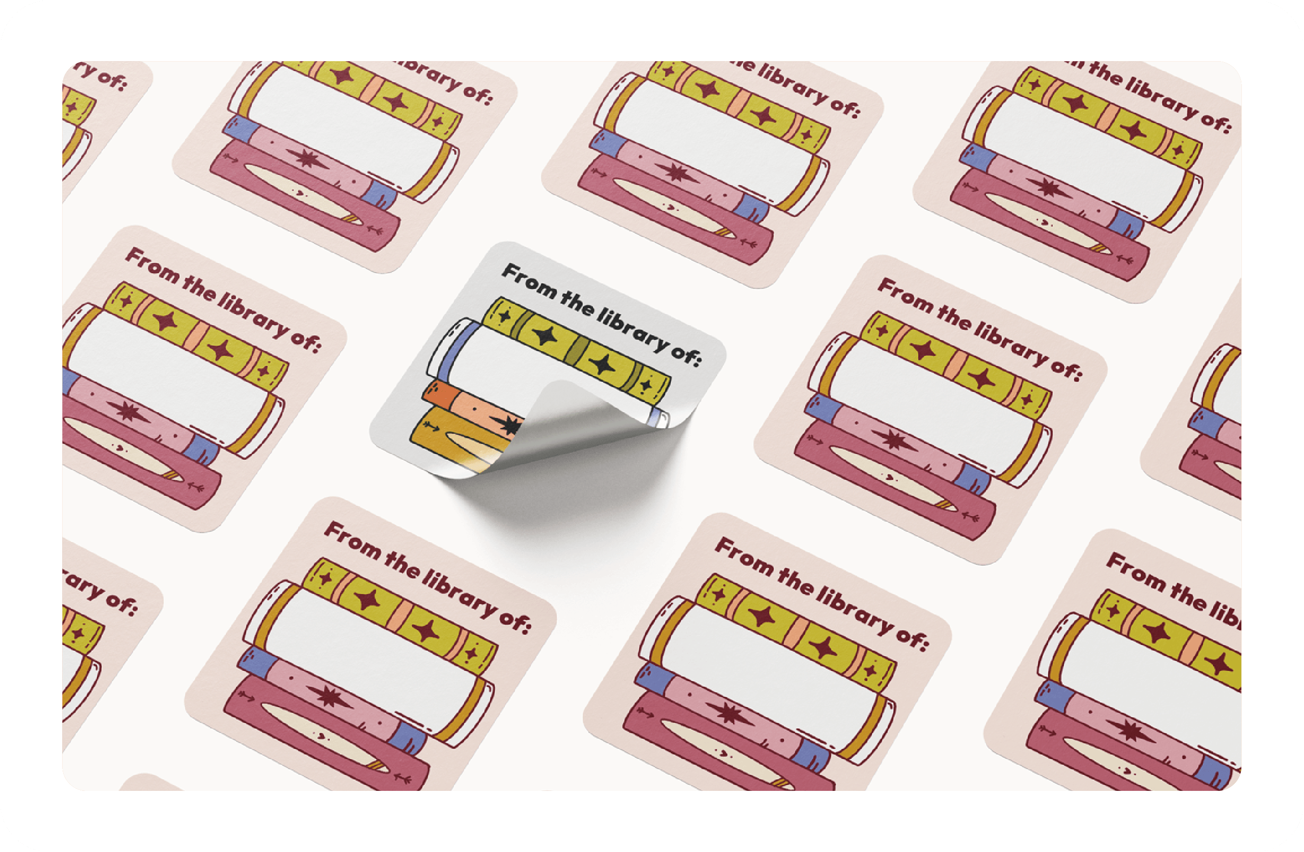 Thea Weiss Library Sticker