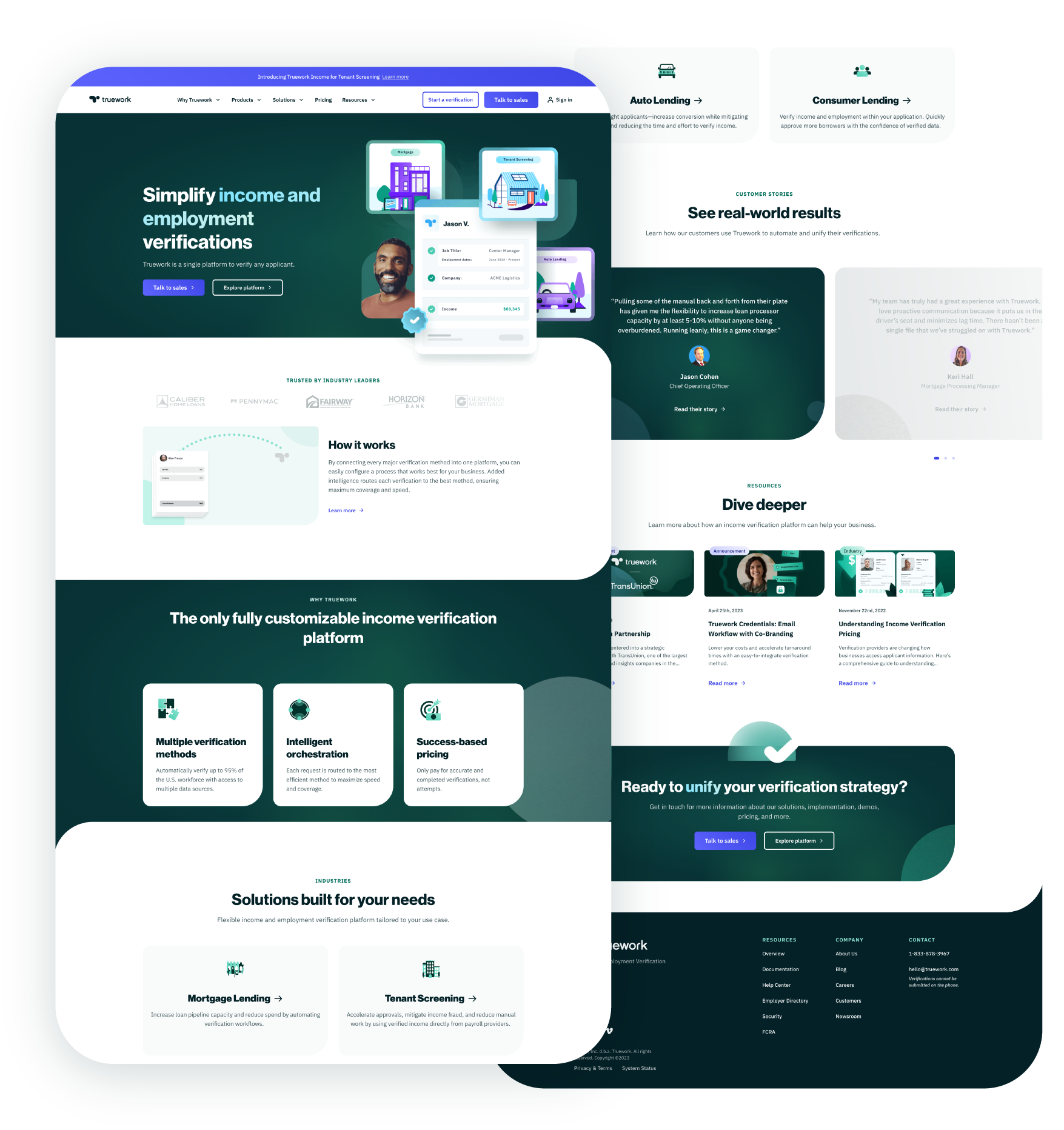 Truework Homepage